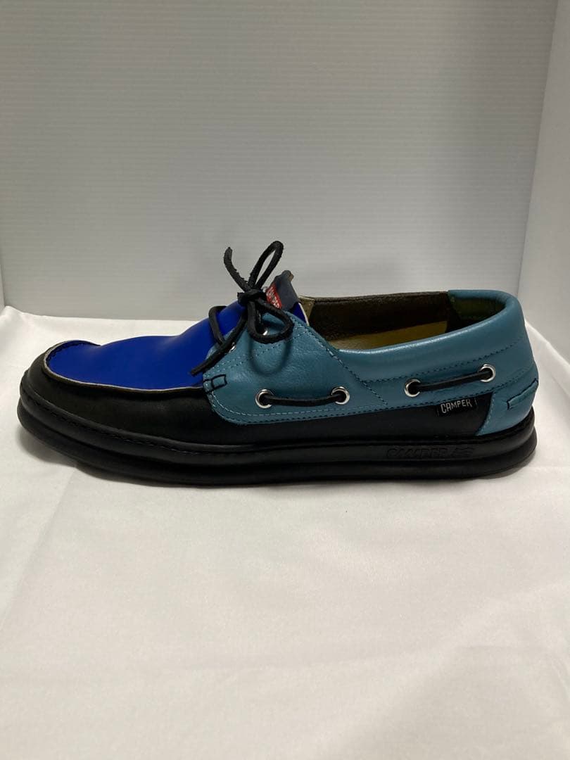 Camper TWINS 27cm ブルー モカシン K100325-001