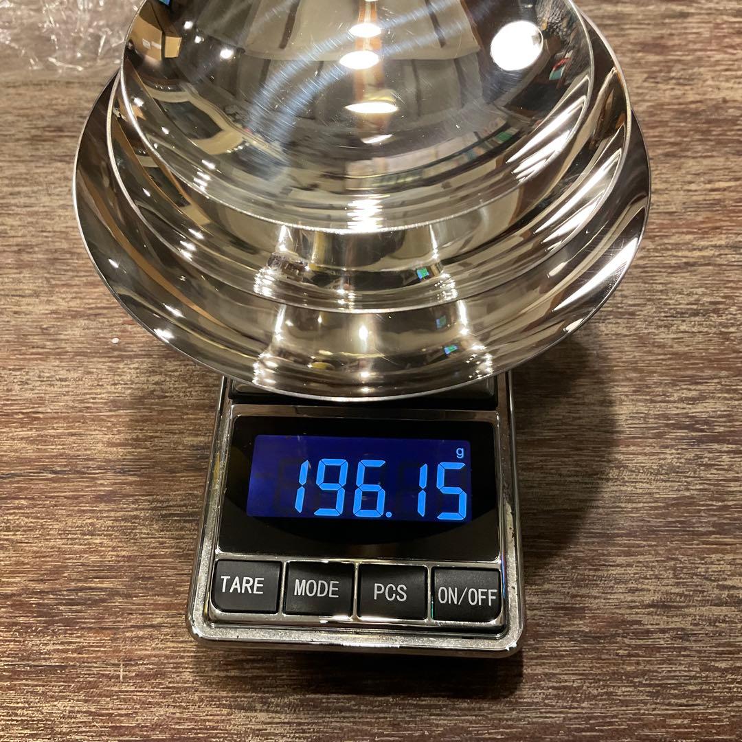 未使用！銀盃 銀杯 純銀 御盃 SILVER 銀 杯 盃 共箱 3個セット