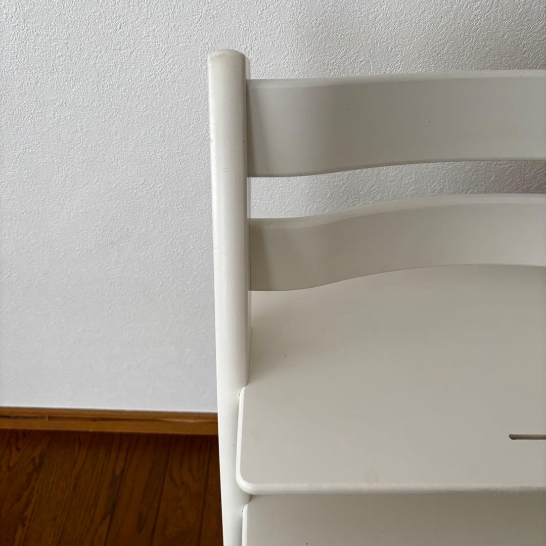 ストッケ　トリップ トラップ　ベビーチェア+ベビーセット　ホワイト②