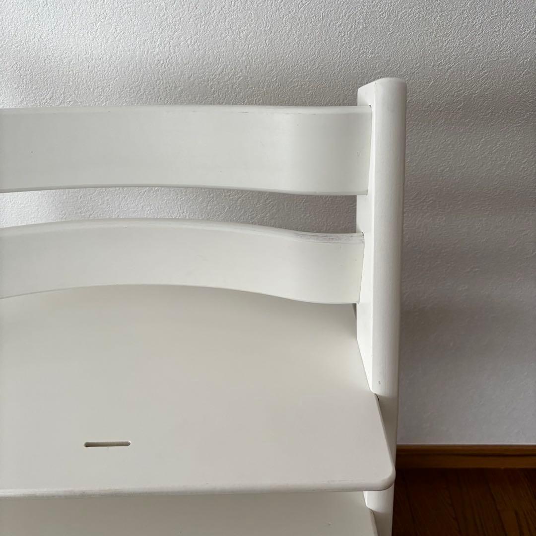 ストッケ　トリップ トラップ　ベビーチェア+ベビーセット　ホワイト②