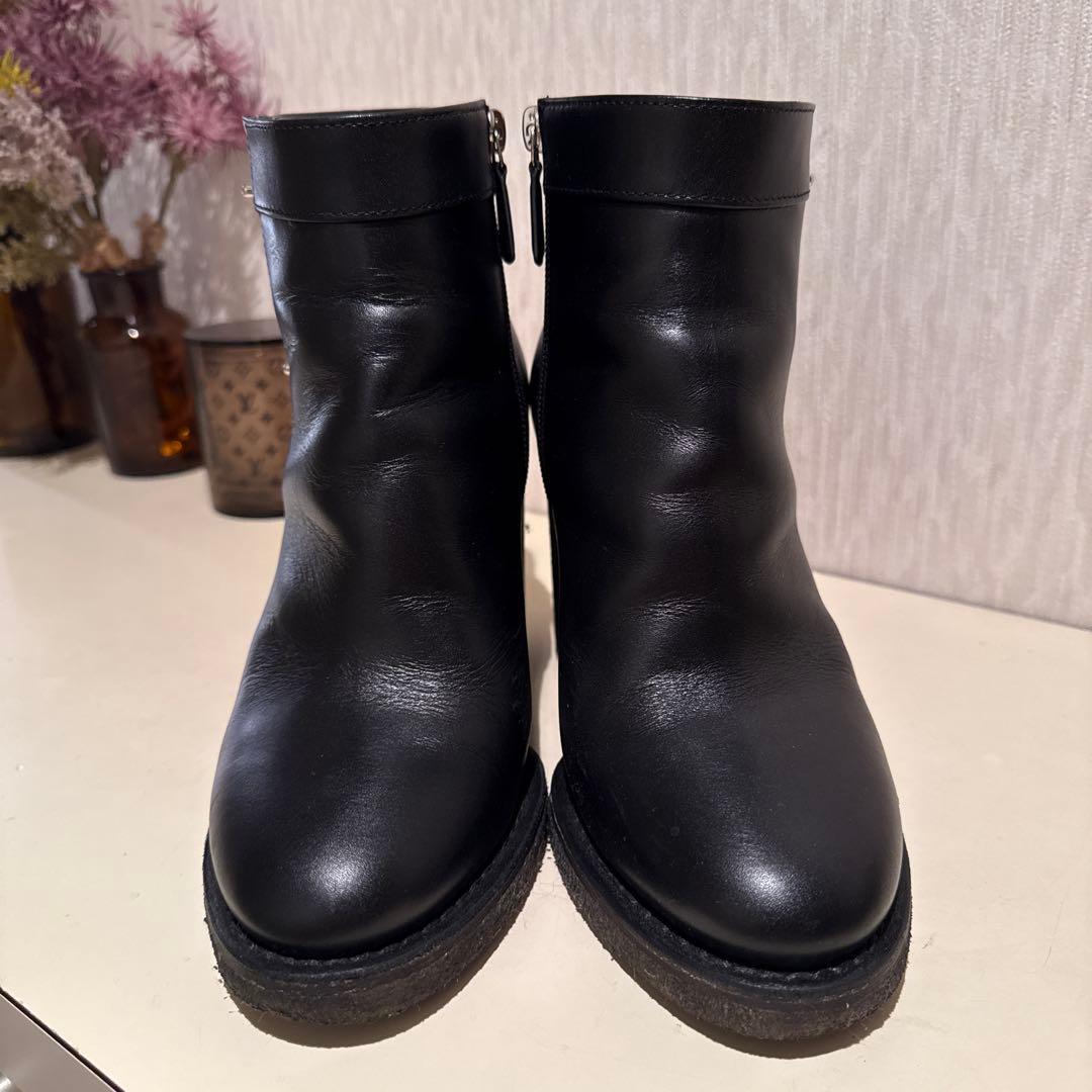 CHANEL ターンロックブーツ　38