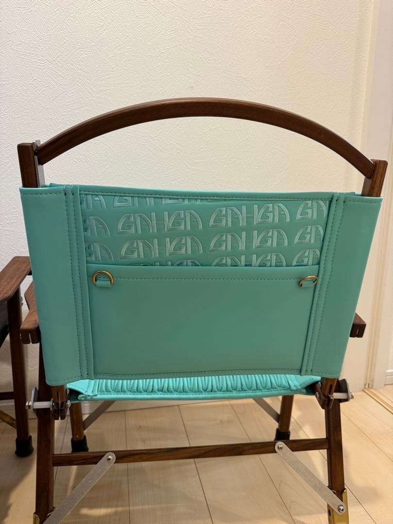 GAHGA GAHMIT カーミットチェア　シート　ティファニーブルー　ブラック