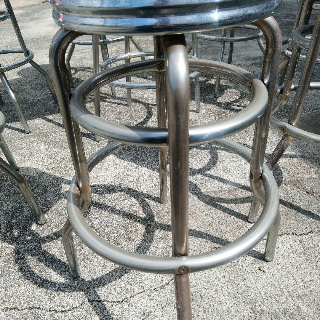 アメリカンレトロ　ハイチェア&ハイテーブルセット