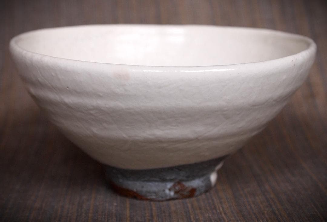 人気作家★高力芳照【師：金重素山、金重有邦】★粉引茶碗★共箱・布