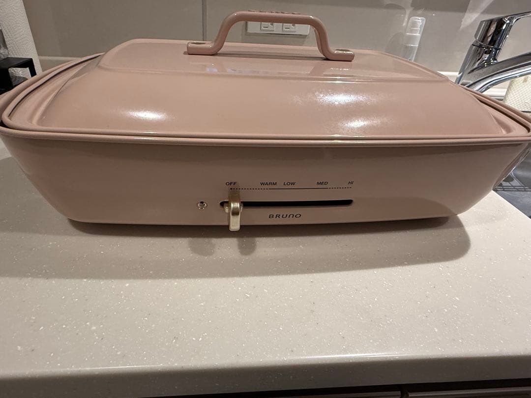 BRUNO ホットプレート グランデサイズ　深鍋セット　蒸し網　たこ焼き器