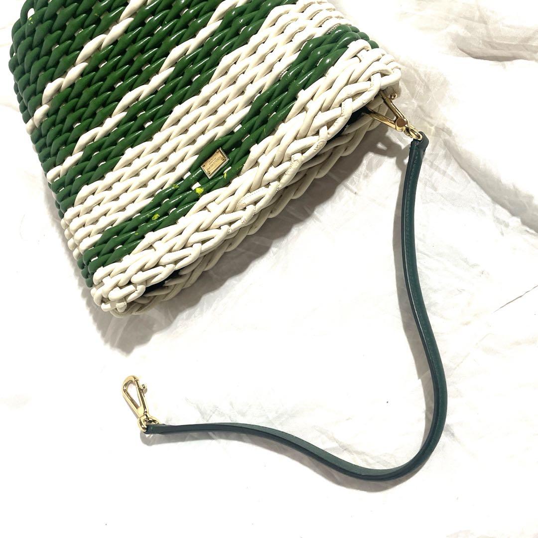 Dolce&Gabbanaドルチェ＆ガッバーナ レザーカゴバッグ