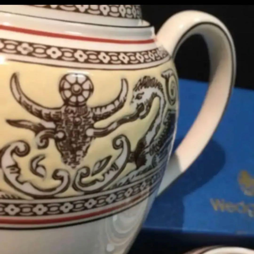 ウェッジウッド　フロレンティーンブラウン　ポット