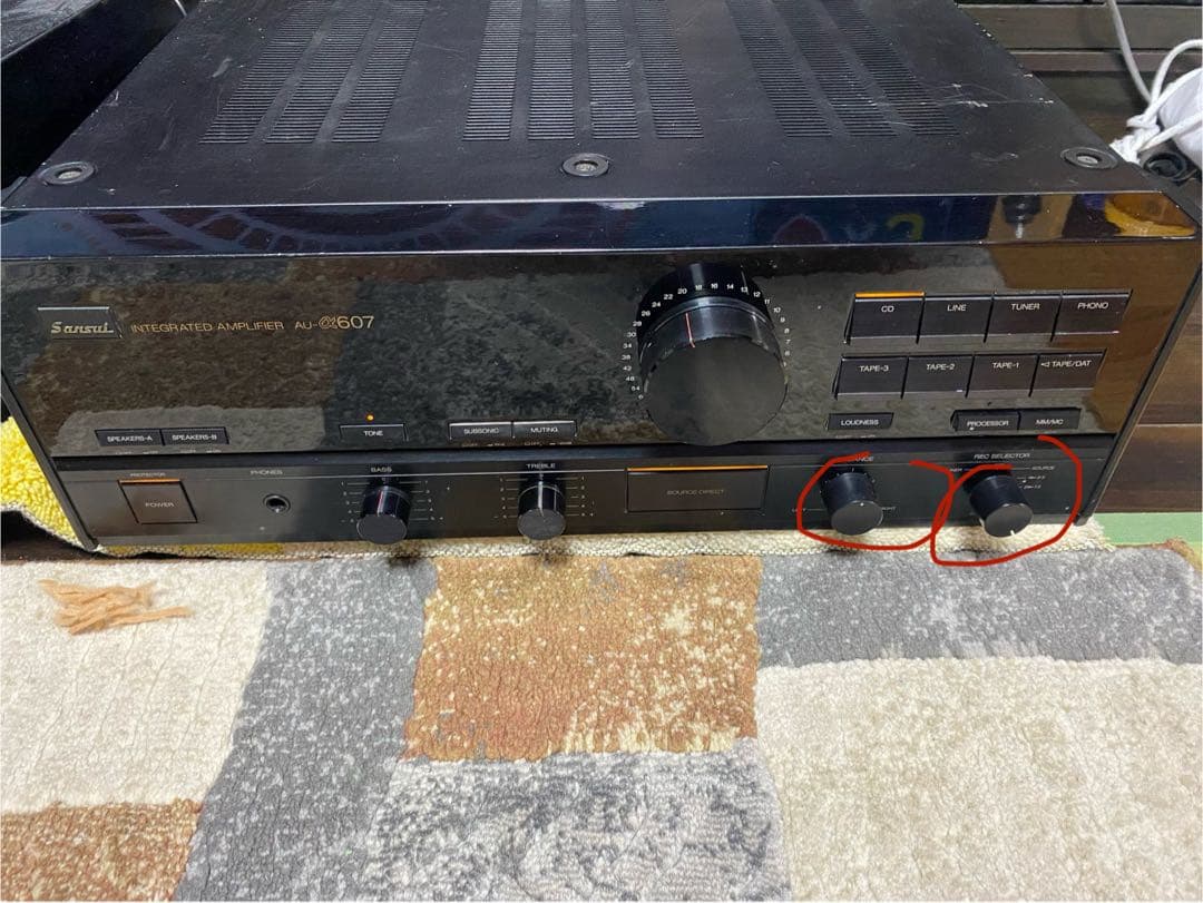 サンスイ AU-α607 アンプ –