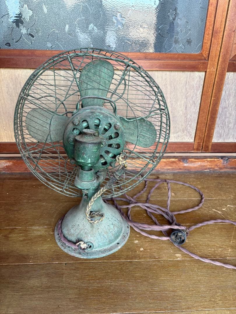 昭和レトロ 扇風機　芝浦製作所