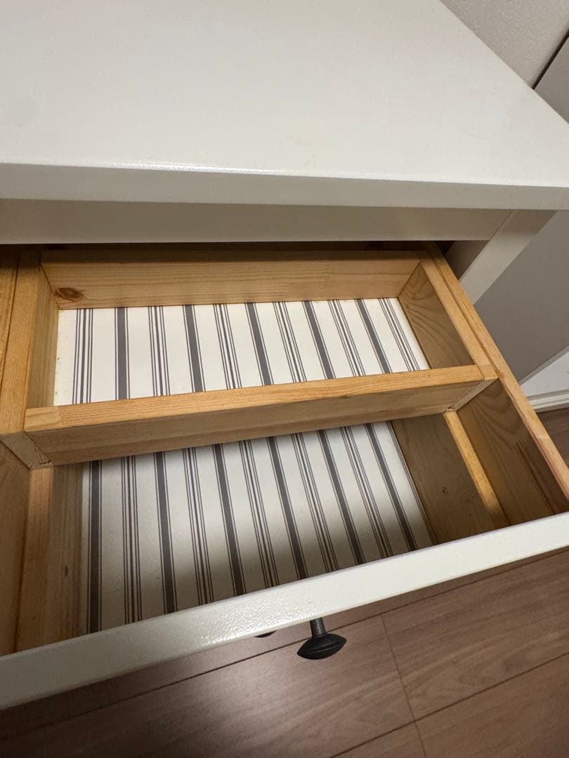 IKEA イケア　ヘムネス　HEMNES チェスト　ホワイト　白　ナイトテーブル