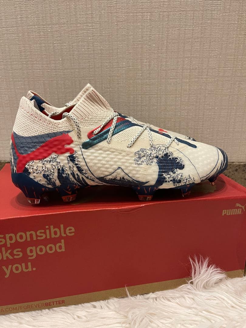 国内未発売 プーマフューチャー7アルティメットFG/AG グレートウェーブ