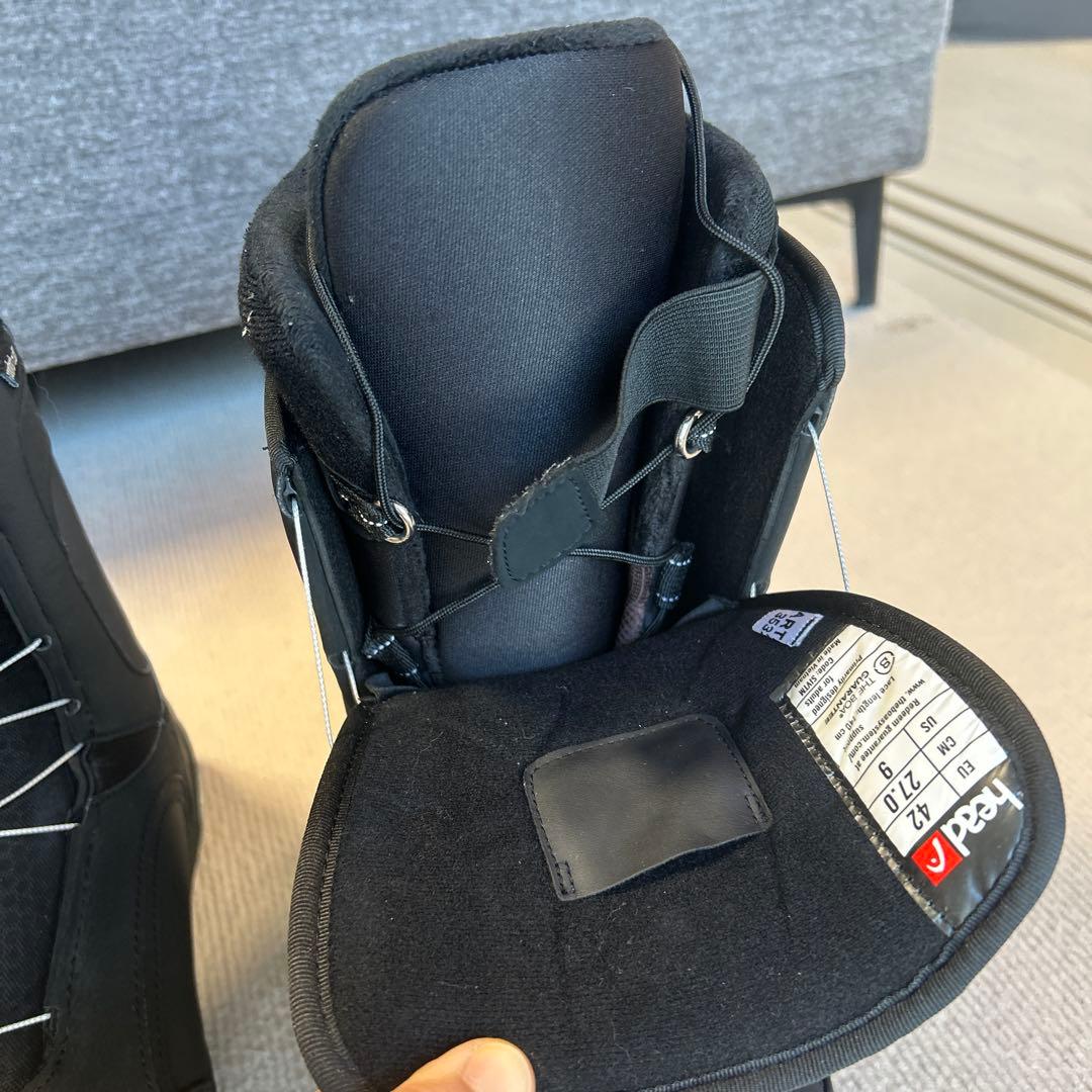 Head スノーボードブーツ US 9 ブラック27センチ