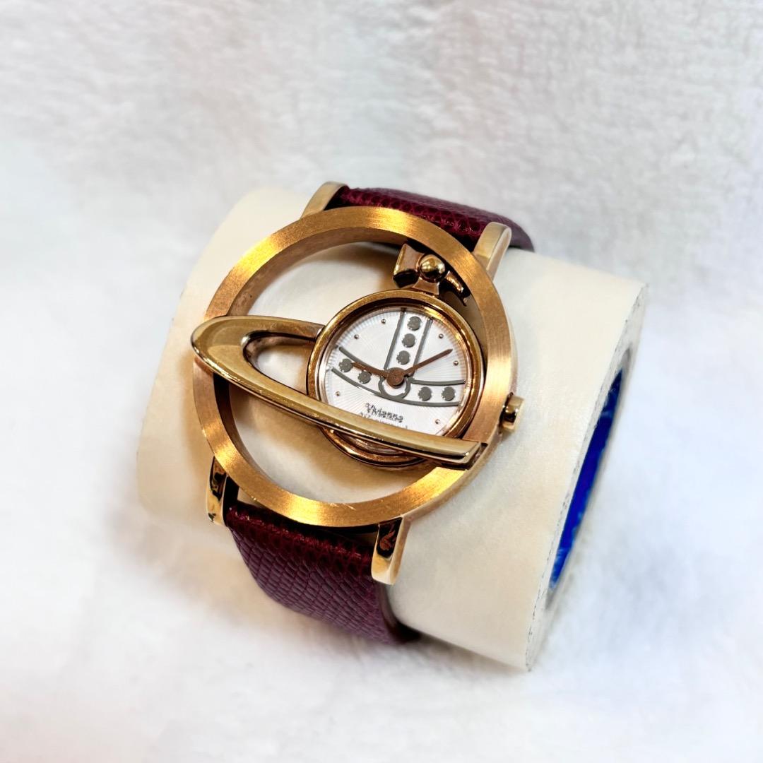 【極美品✨ 】ヴィヴィアン ウエストウッド サークル オーブ ボルドー