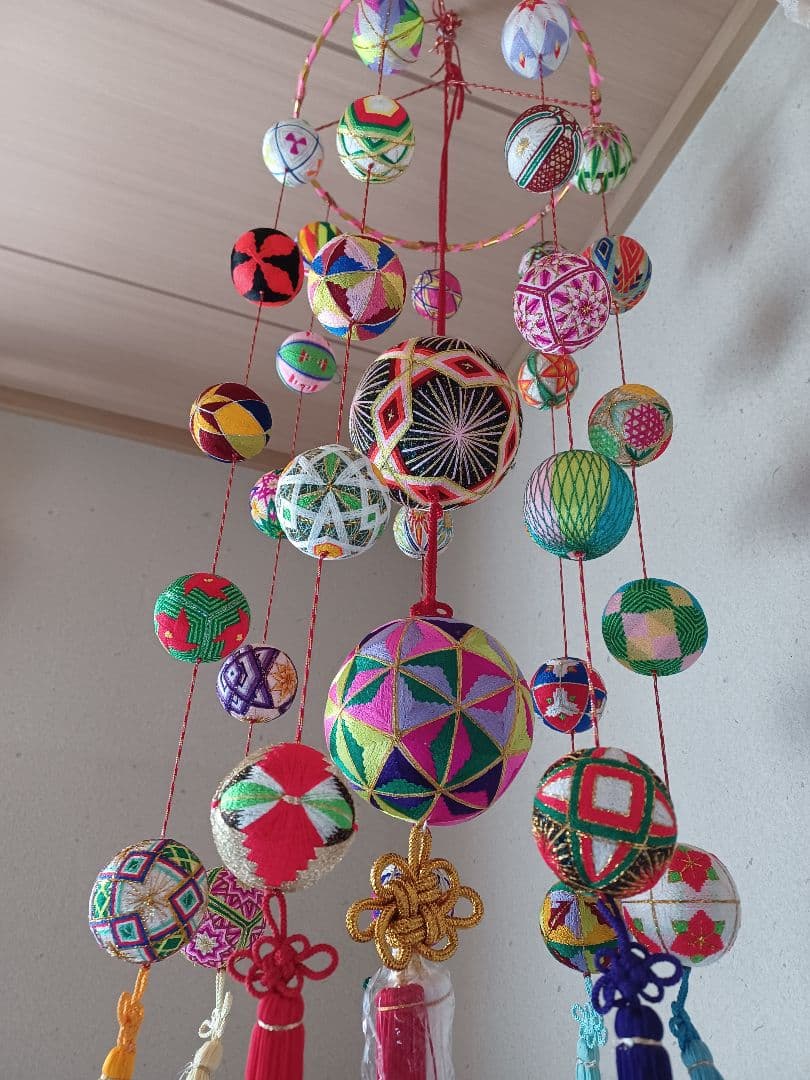 柳川さげもん　毬　吊るし雛飾り①②