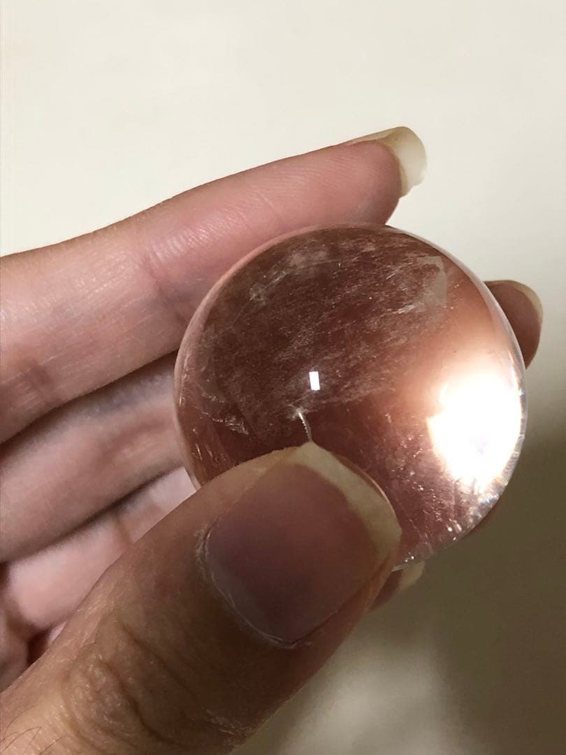 キズあり　説明欄必読！　七星陣　置物 水晶　丸玉　スフィア　【匿名配送】