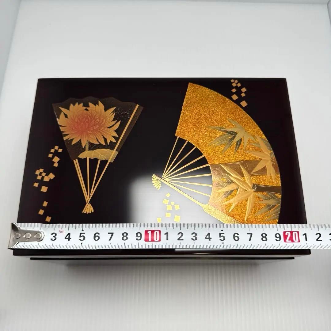 新品 輪島塗 蒔絵 茶箱 棗 香合 筒共箱 セット 漆器 漆 輪島漆器 和柄