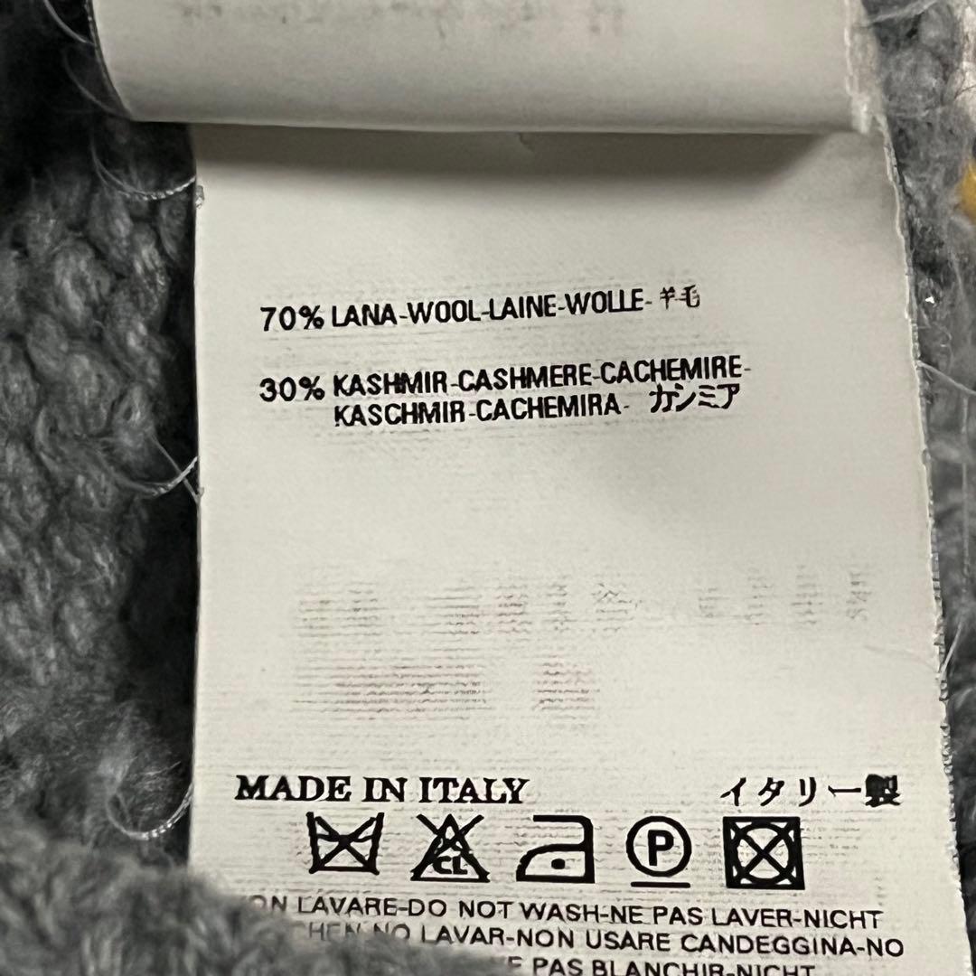 ディースクエアード DSQUARED2 ドライバーズニット S グレー