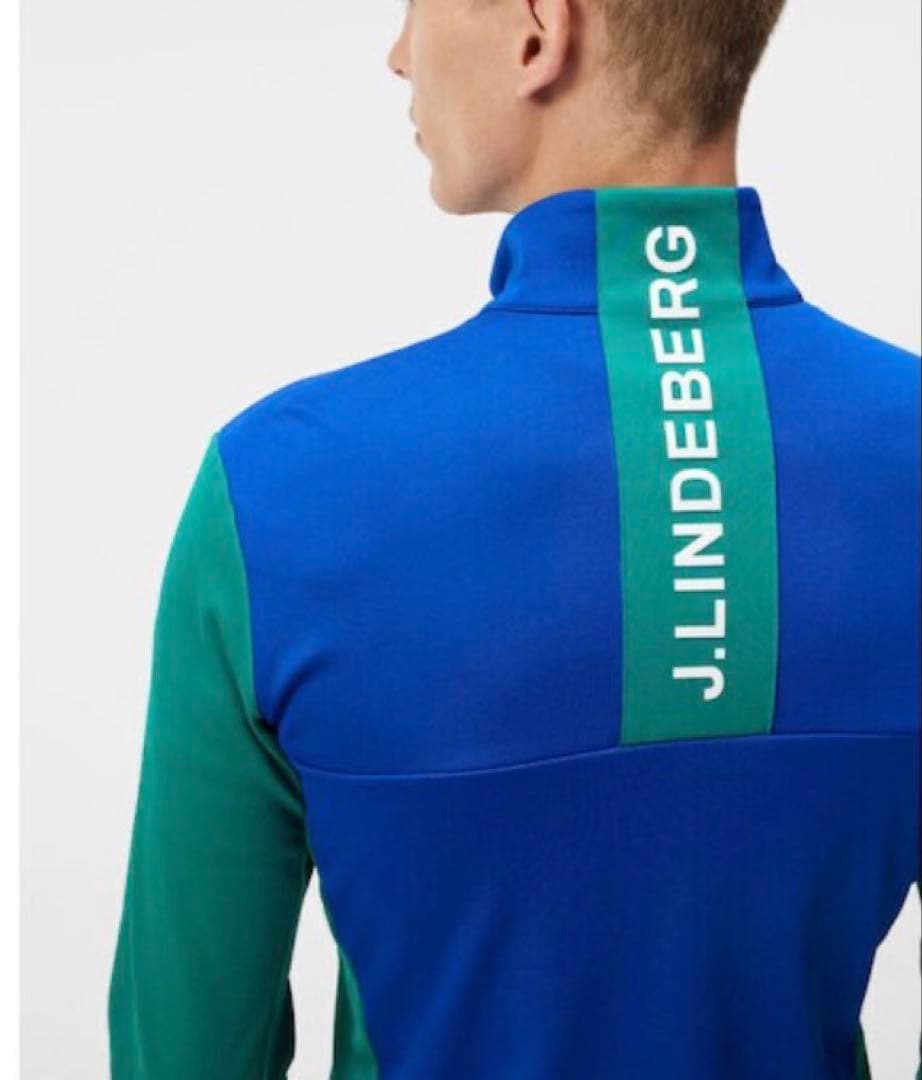 新品　ジェイリンドバーグ　メンズ　ストレッチ　ゴルフウェア　裏起毛　M