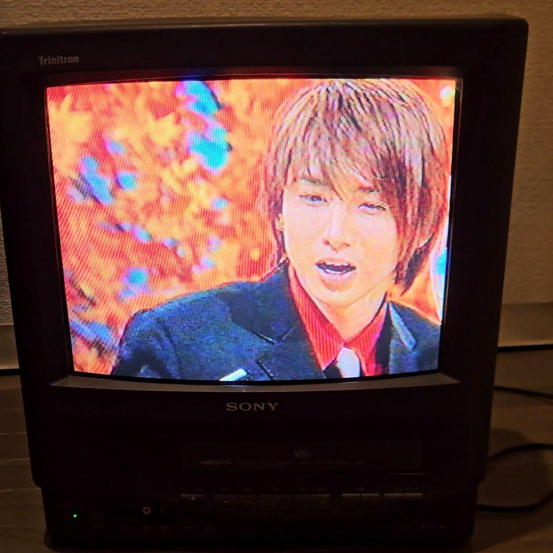 【VHS再生動作良好】SONY トリニトロン テレビデオ KV-14VHT1