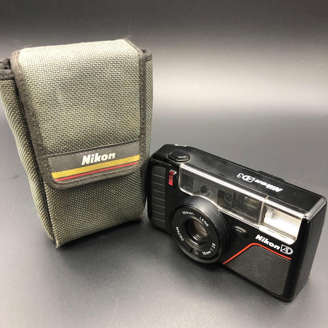 【動作確認済】Nikon ニコン ピカイチ L35 AD3 ケース・電池付き