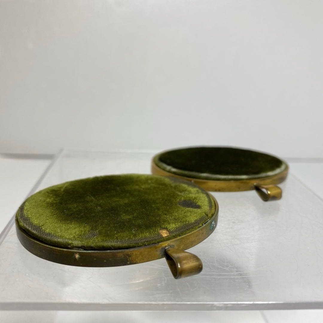 専用極上　印度密画　ネックレストップ　一対　共箱　タルニ　東さ8-0110☆2F