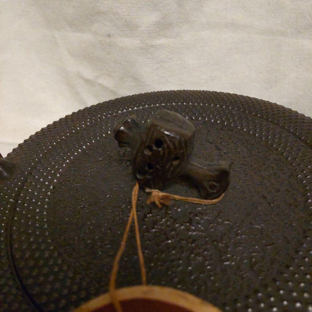 【未使用】 岩鋳　南部鉄器　鉄瓶　打ち出の小槌の蓋