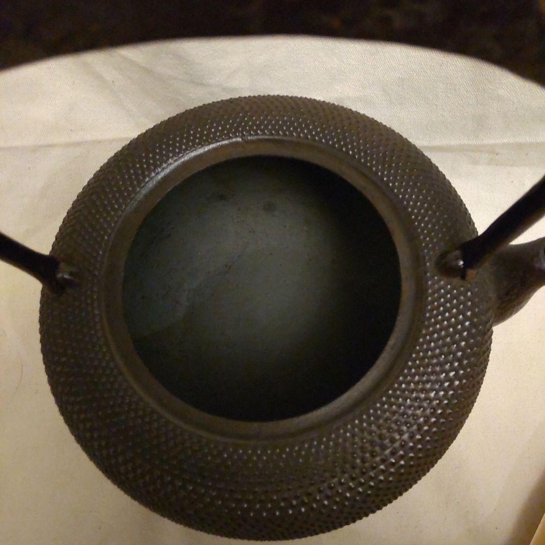 【未使用】 岩鋳　南部鉄器　鉄瓶　打ち出の小槌の蓋