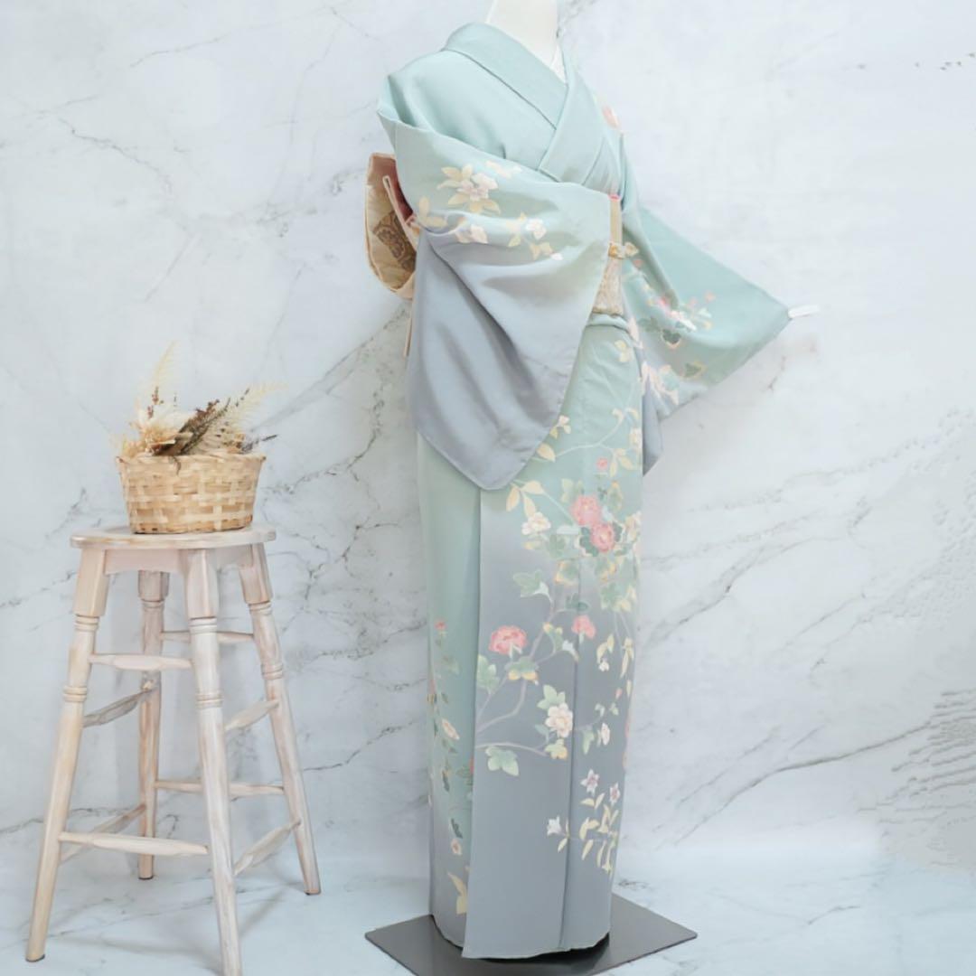 訪問着 フルセットa490卒業式　入学式　お宮参り　結婚式　七五三　落款