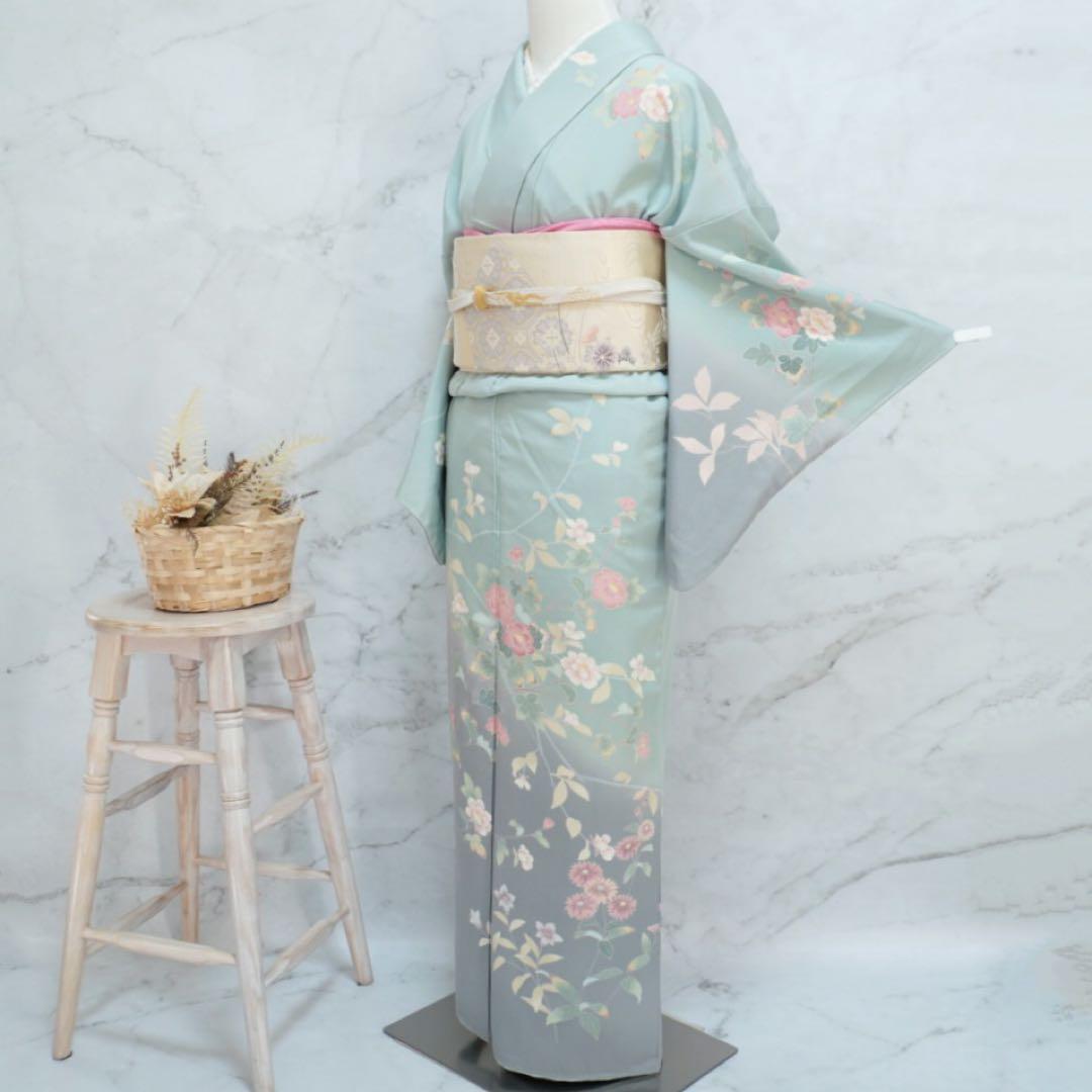 訪問着 フルセットa490卒業式　入学式　お宮参り　結婚式　七五三　落款