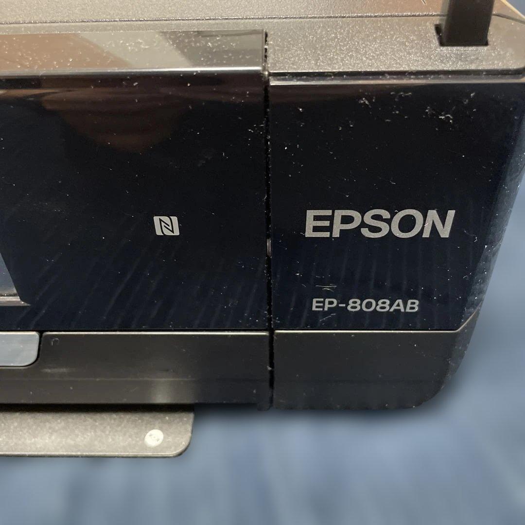 EPSONプリンターEP808AB【通電OK】　ジャンク