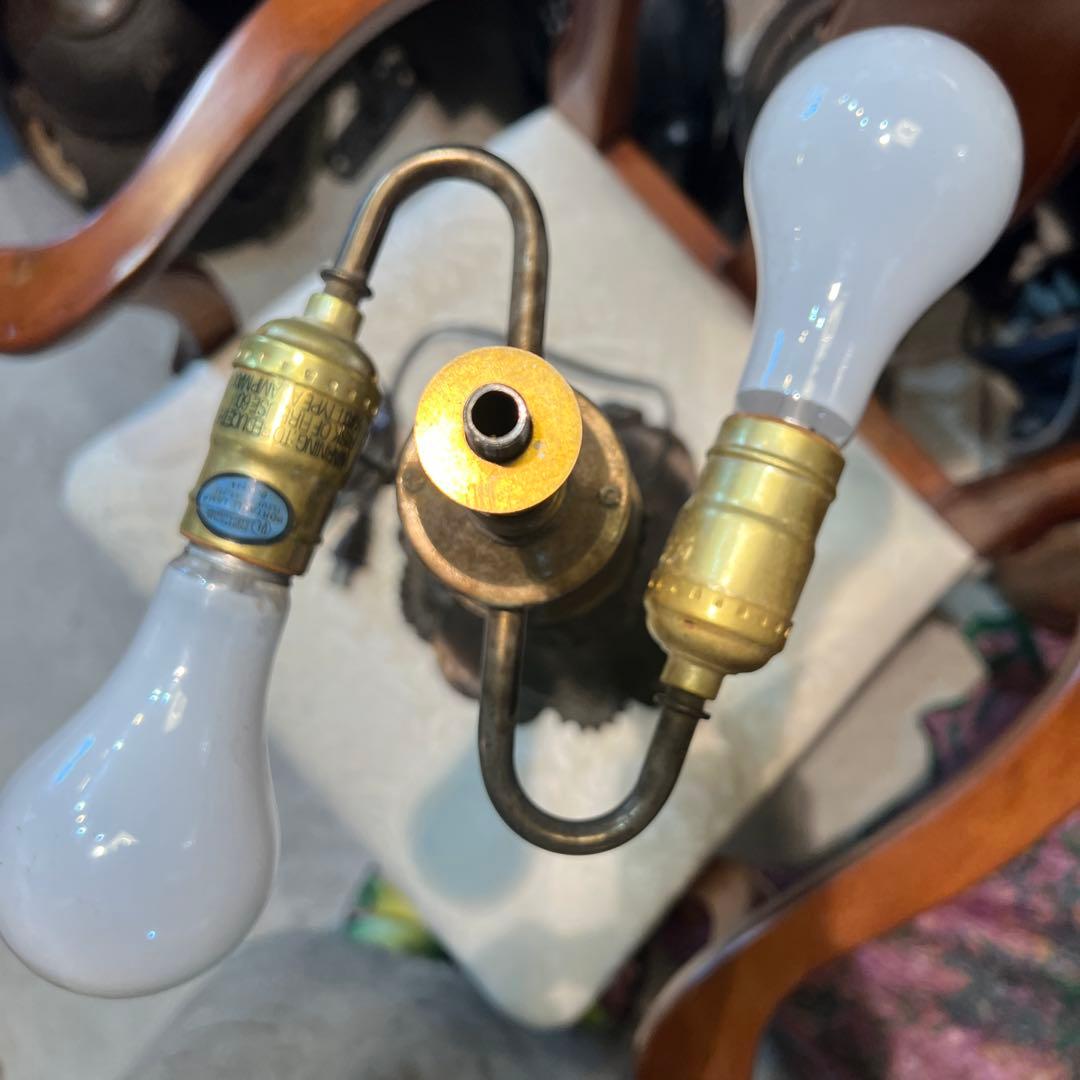 アンティーク フラワーモチーフ ランプ