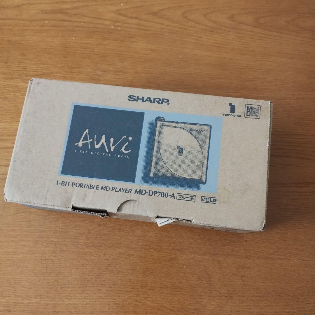 SHARP 　MD　1ビット　ポータブルプレーヤー MD-DP700　ブルー系