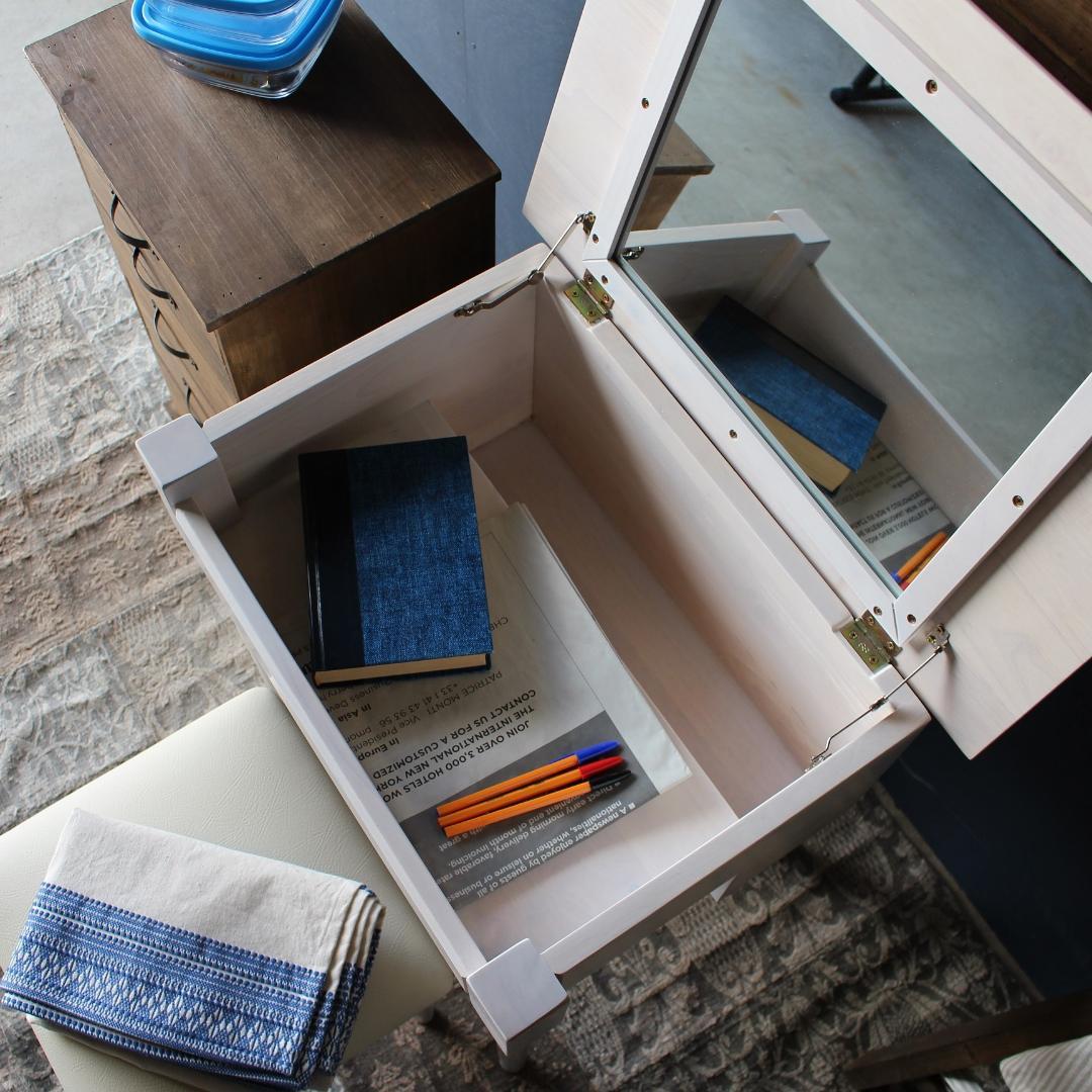 ドレッサー・スツールセット　＊簡易デスクとしても