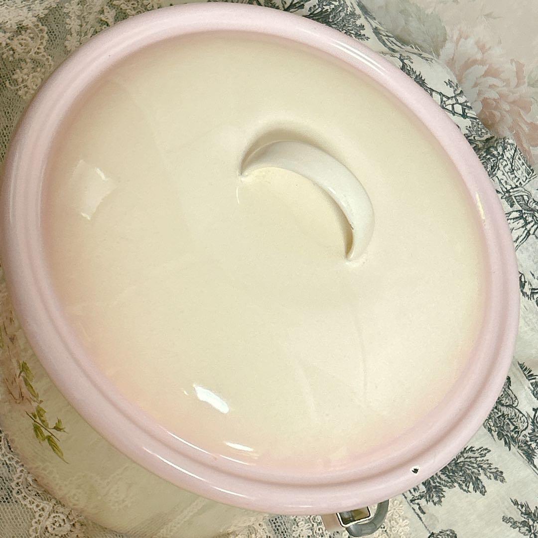 イマン ダイアナローズ蓋付ミニバケツ imane ホーロー薔薇雑貨ローズ マニー