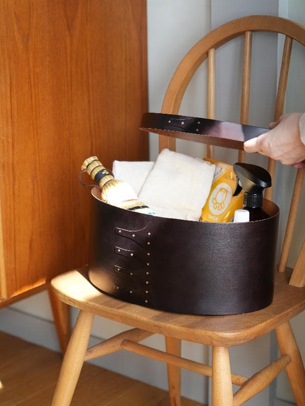 アクシス　シェーカーオーバルボックスL ブラック