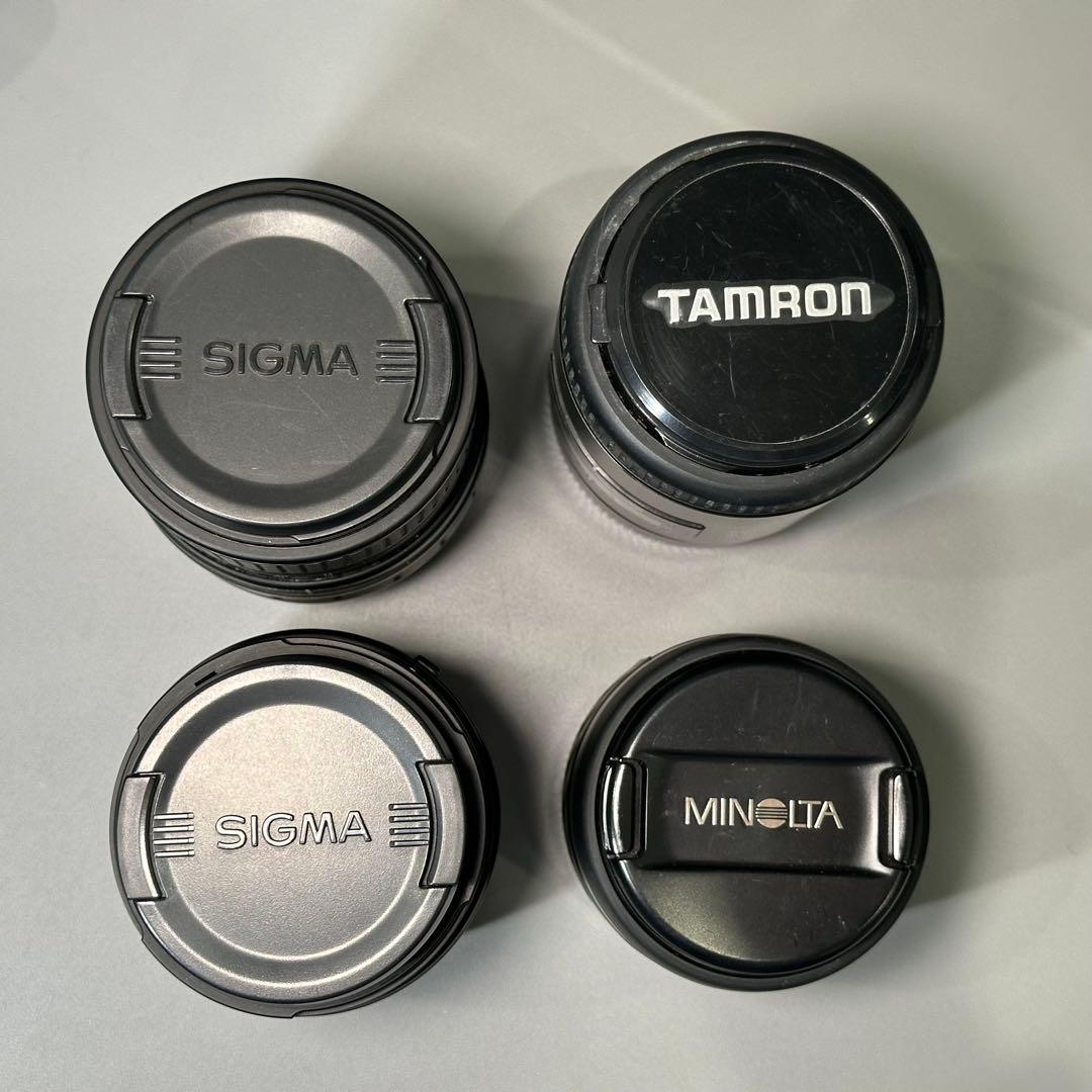 【現状品】MINOLTA / OLYMPUS フィルムカメラ レンズ4本セット