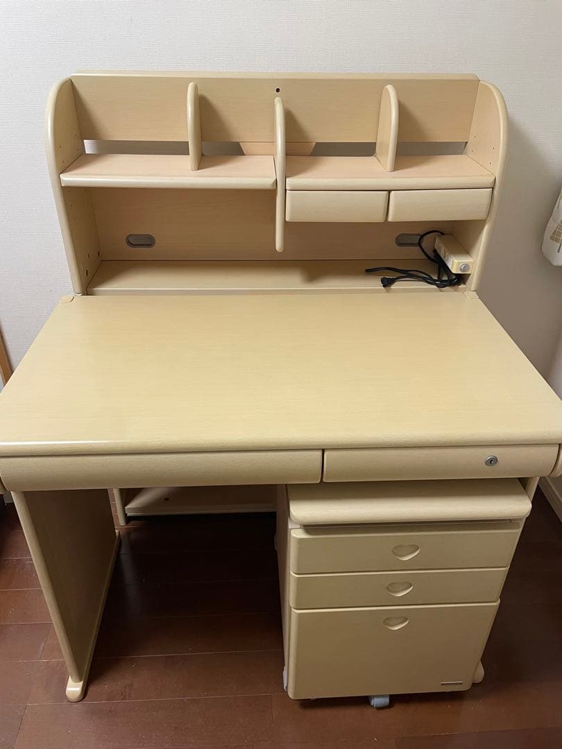 KOIZUMI学習デスクセット①学習机 (3点セット購入必須)
