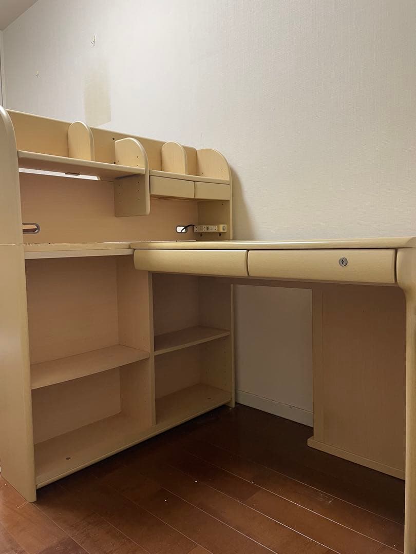 KOIZUMI学習デスクセット①学習机 (3点セット購入必須)