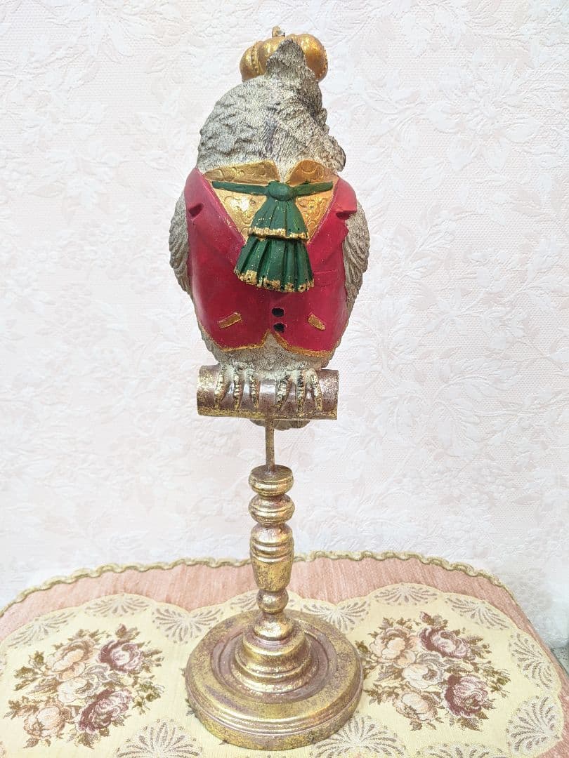 【お値下げ】バロック調フクロウ置物✨アンティーク✨【美品】