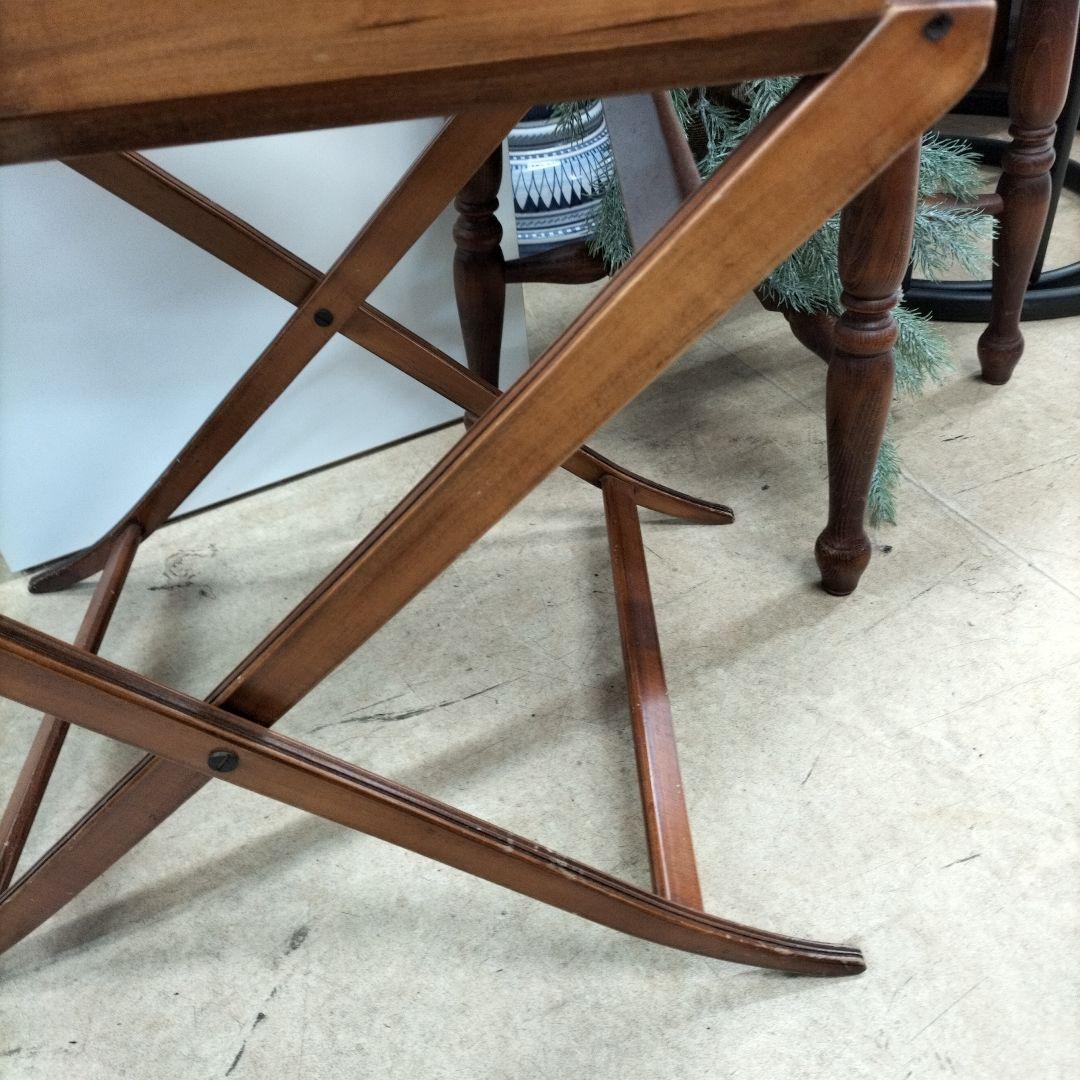 Medea ITALY　大塚家具　高級家具　トレイテーブル木製折りたたみテーブル