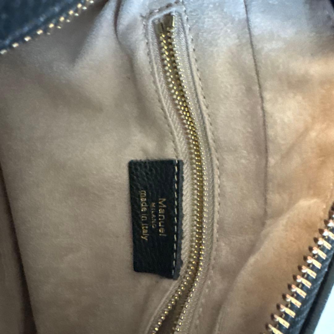 Manuel MILANO/マニュエルミラノ 別注 レザーバッグ MIDI