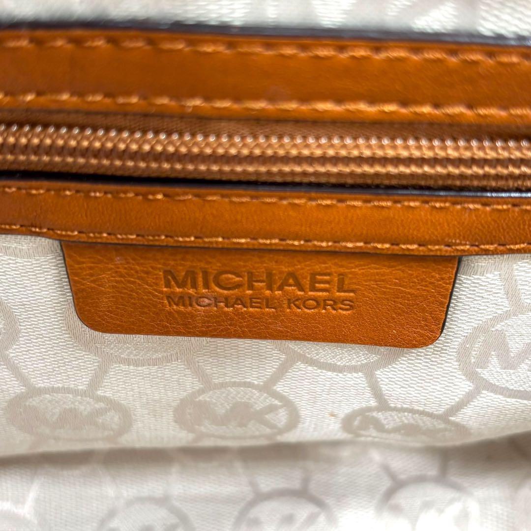 【美品】マイケルコース　カゴバッグ　チェーン　金具　ガンチーニ　手提げ　肩掛け