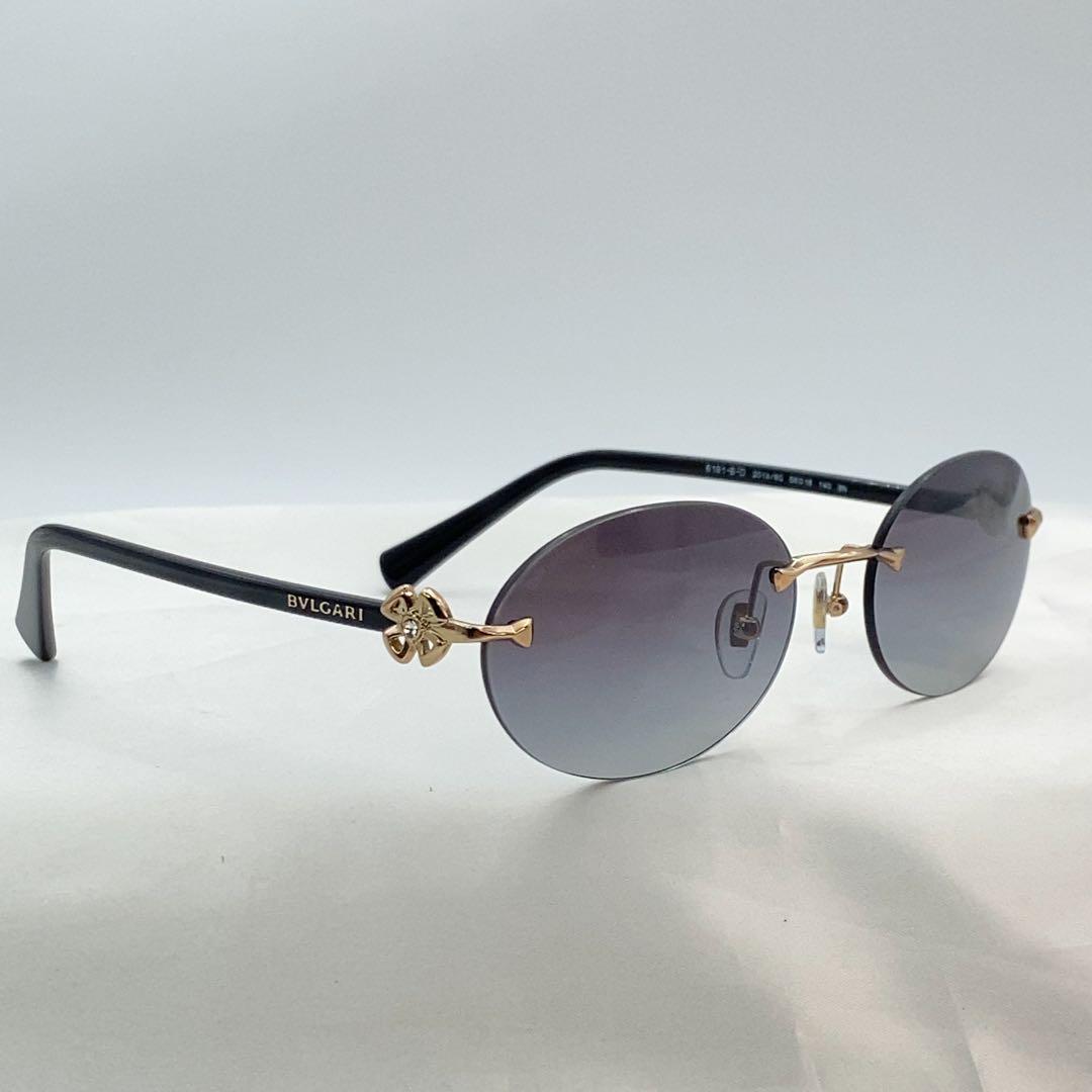 BVLGARI サングラス　6191-B-D 2014/8G リムレス　極美品