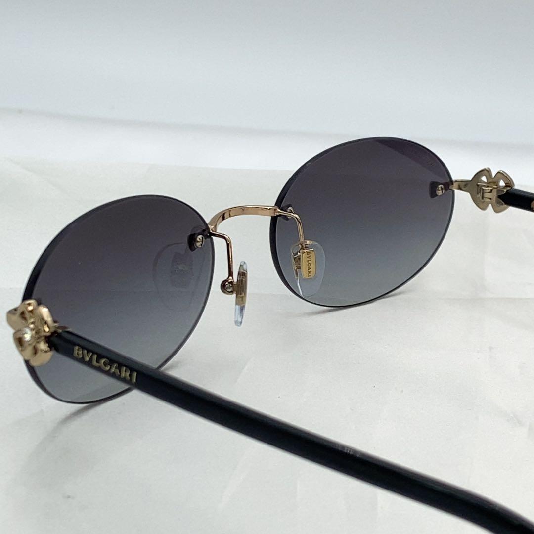 BVLGARI サングラス　6191-B-D 2014/8G リムレス　極美品