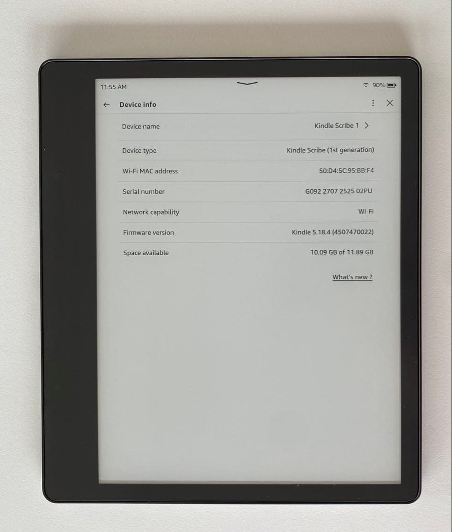 Kindle Scribe 16GB 10.2インチ スタンダードペン22年発売