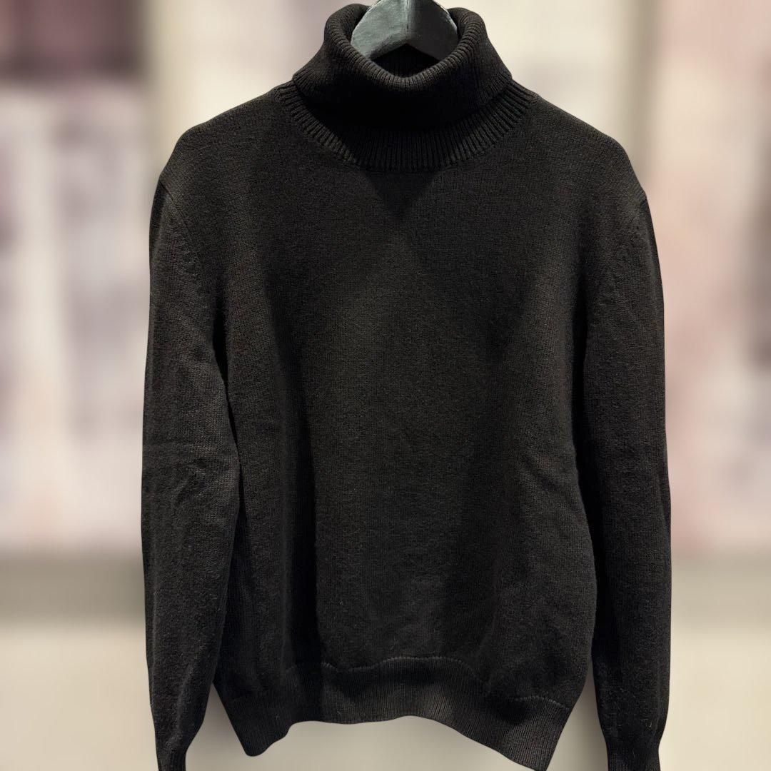BAFY メリノウールミドルゲージタートルネックエクストラファインメリノウール