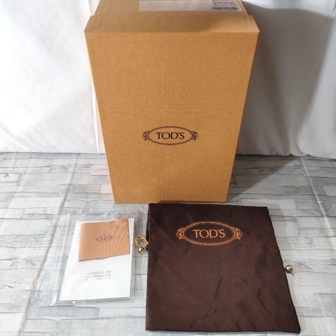 箱保存袋付き✨TOD'S　タイムレス　ローファー　ガラスレザー　厚底　36.5