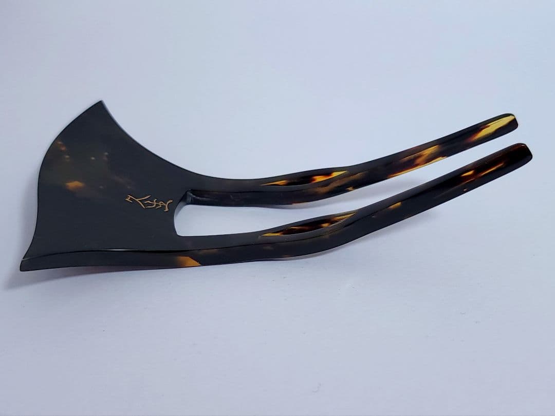 貴羅ら　鼈甲 蒔絵 かんざし 真珠　珊瑚　久生作　べっこう　木箱入り