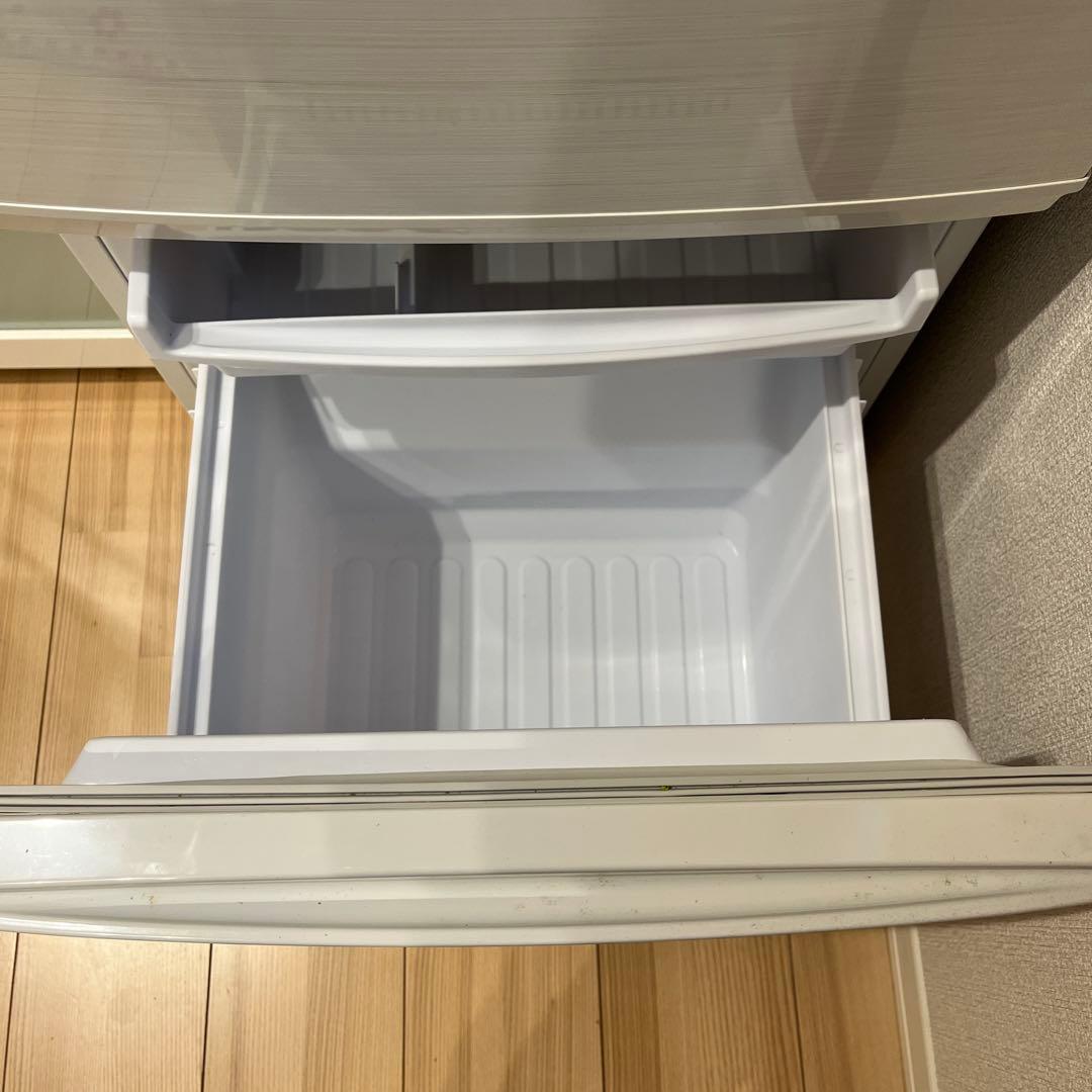 SHARP 2ドア冷蔵庫 ホワイト SJ-D14E-W