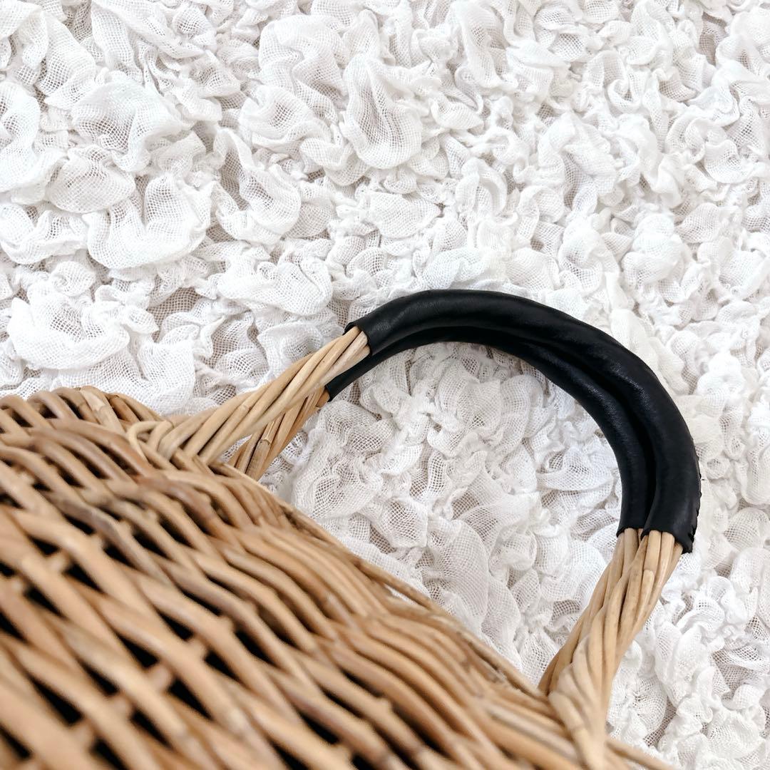 plein de bonnes choses シェルバッグ　アラログ　かごバッグ